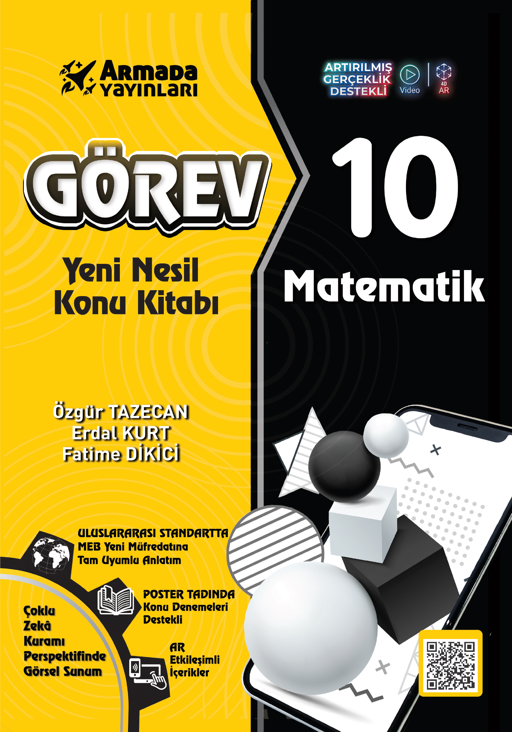 Görev 10 Matematik Yeni Nesil Konu Kitabı kapak görseli